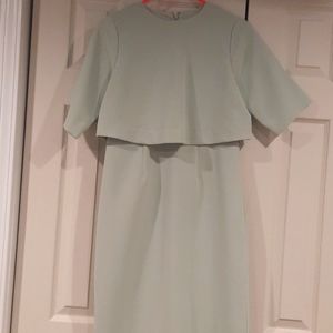 Ann Taylor mint green dress sz 0